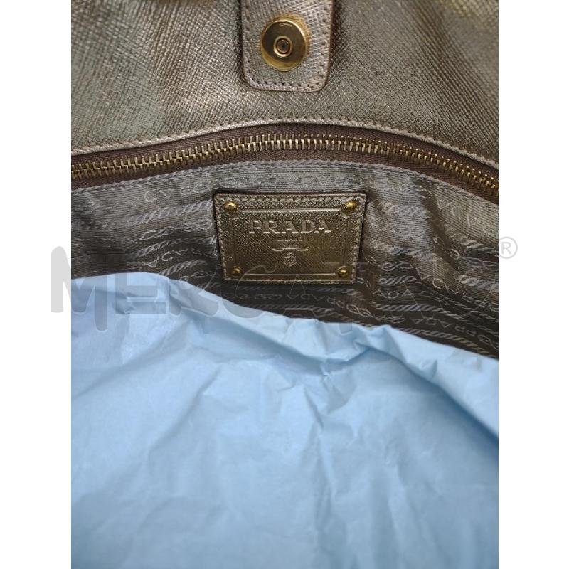 SHOPPER PRADA PELLE SAFFIANO ORO  | Mercatino dell'Usato Settimo torinese 5