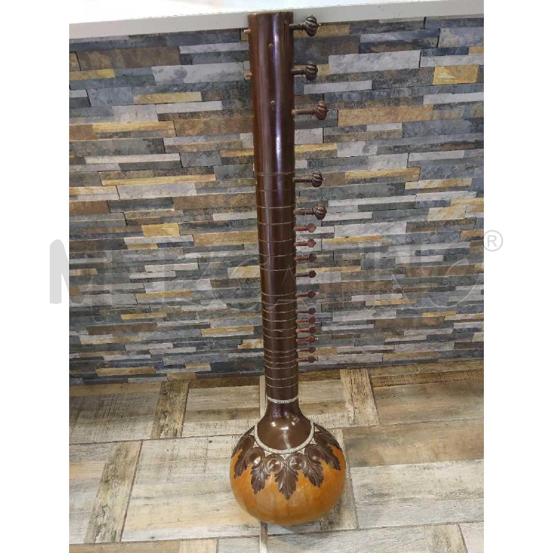 SITAR INDIANO IN LEGNO ANTICO DA COLLEZIONISMO | Mercatino dell'Usato Settimo torinese 3