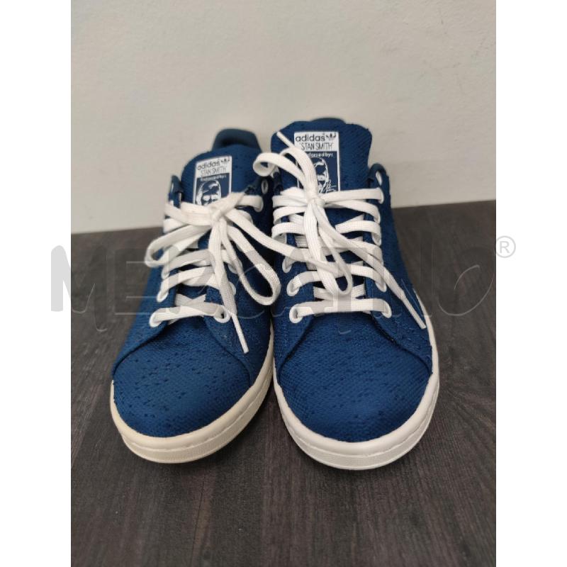 SNEAKERS ADIDAS STAN SMITH BLU MOTIVO RILIEVO | Mercatino dell'Usato Settimo torinese 2