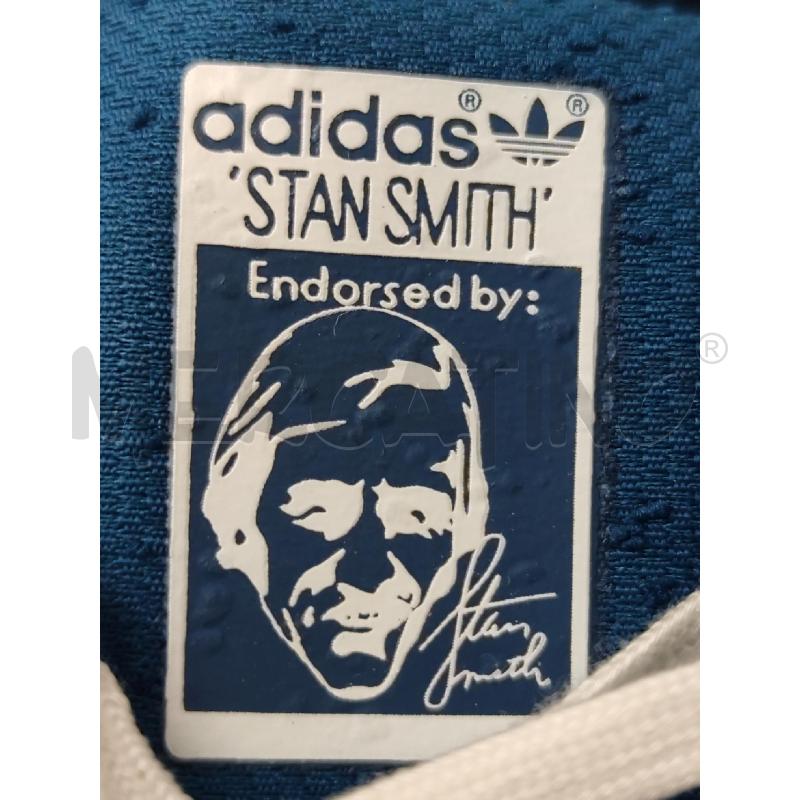 SNEAKERS ADIDAS STAN SMITH BLU MOTIVO RILIEVO | Mercatino dell'Usato Settimo torinese 4