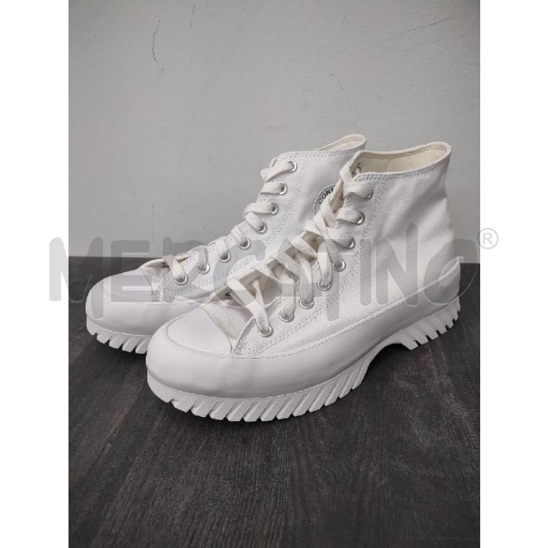 SNEAKERS CONVRESE BIANCHE CHUCK TAYLOR LUGGED 2.0  | Mercatino dell'Usato Settimo torinese 1