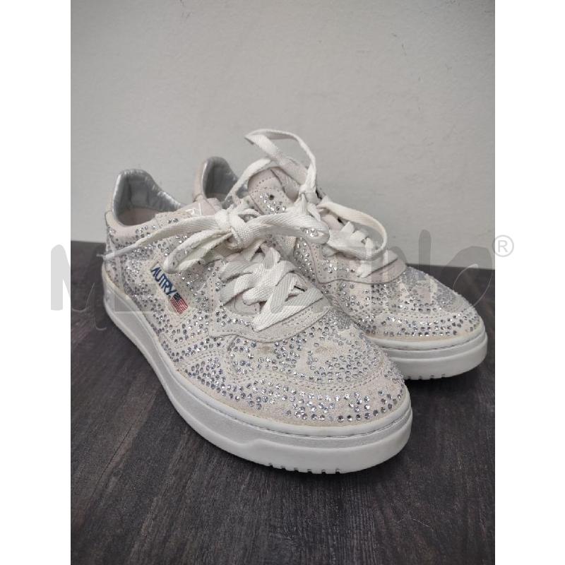 SNEAKERS DONNA AUTRY GRIGIO CHIARO BRILLANTINI | Mercatino dell'Usato Settimo torinese 1