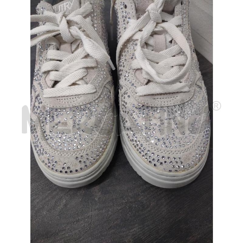 SNEAKERS DONNA AUTRY GRIGIO CHIARO BRILLANTINI | Mercatino dell'Usato Settimo torinese 5