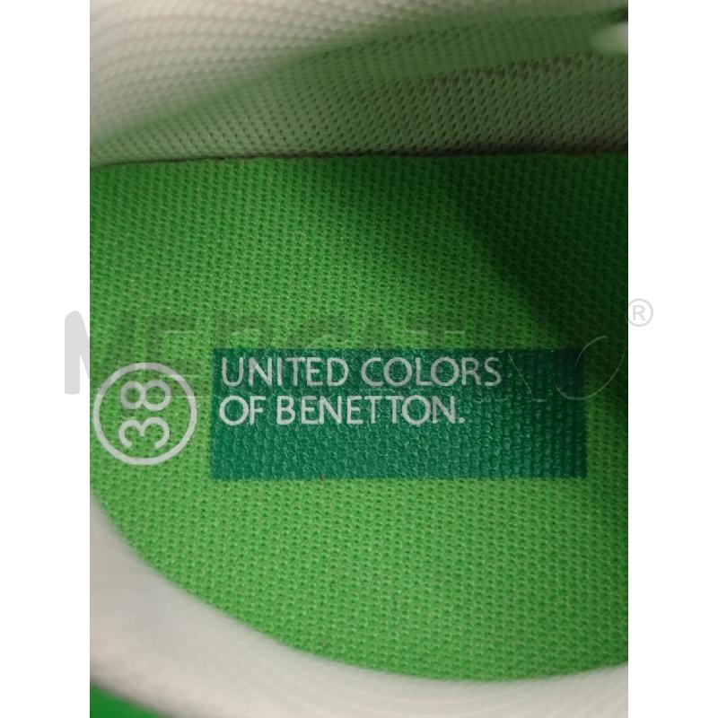SNEAKERS DONNA BENETTON NUOVE VERDE FLUO GRIGIE | Mercatino dell'Usato Settimo torinese 4