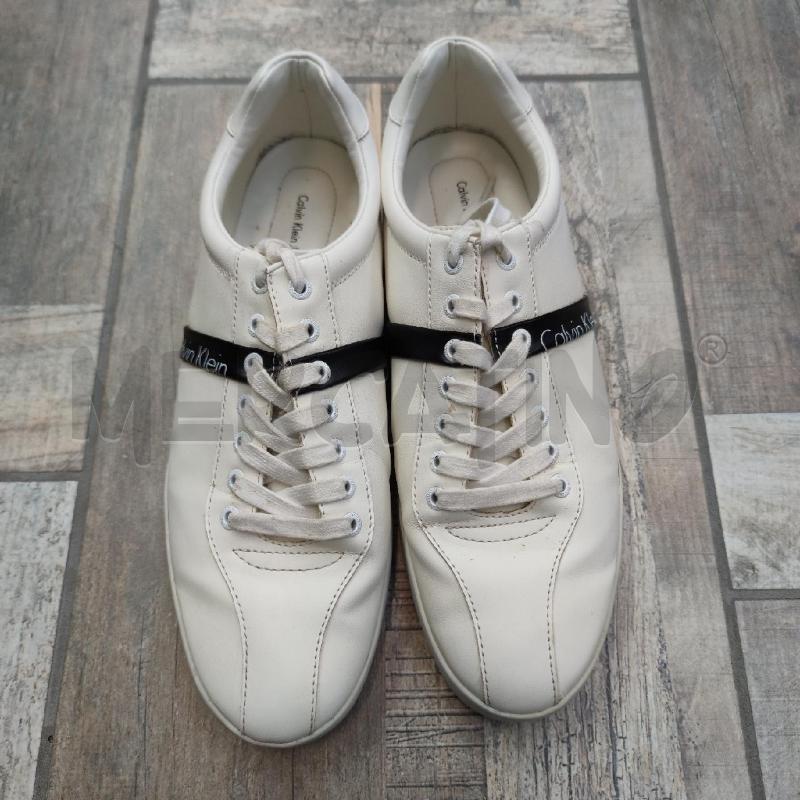 SNEAKERS DONNA CALVIN KLEIN BIANCHE STRISCIA NERA | Mercatino dell'Usato Settimo torinese 2