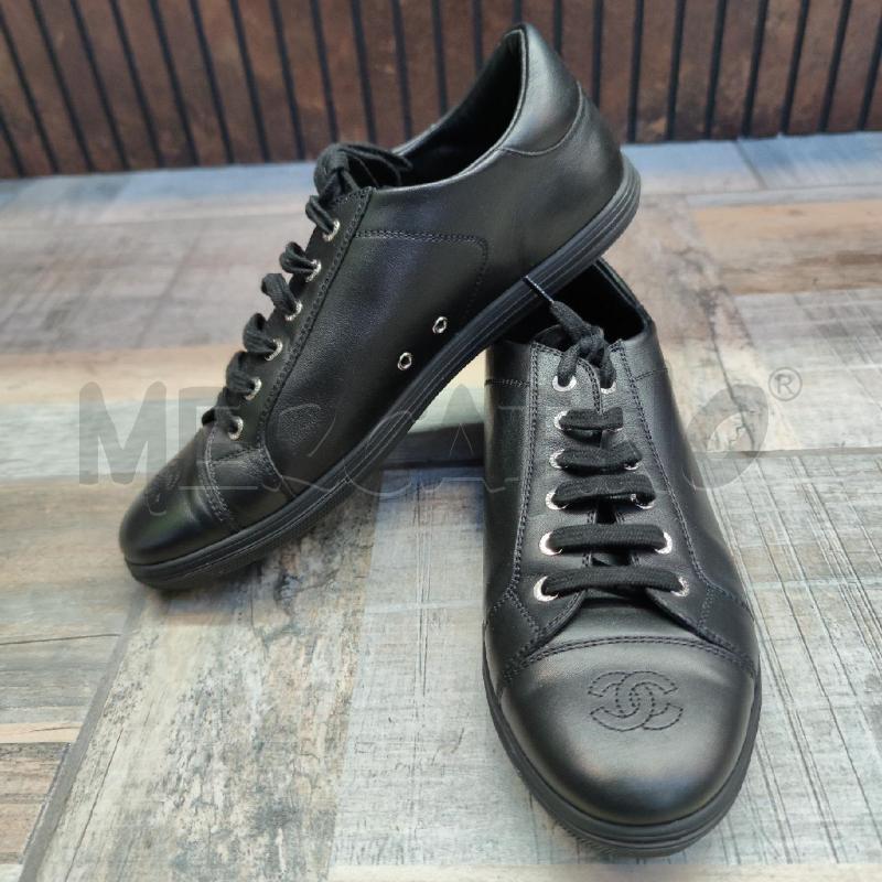 SNEAKERS DONNA CHANEL UNIFORM NERE PELLE  | Mercatino dell'Usato Settimo torinese 2
