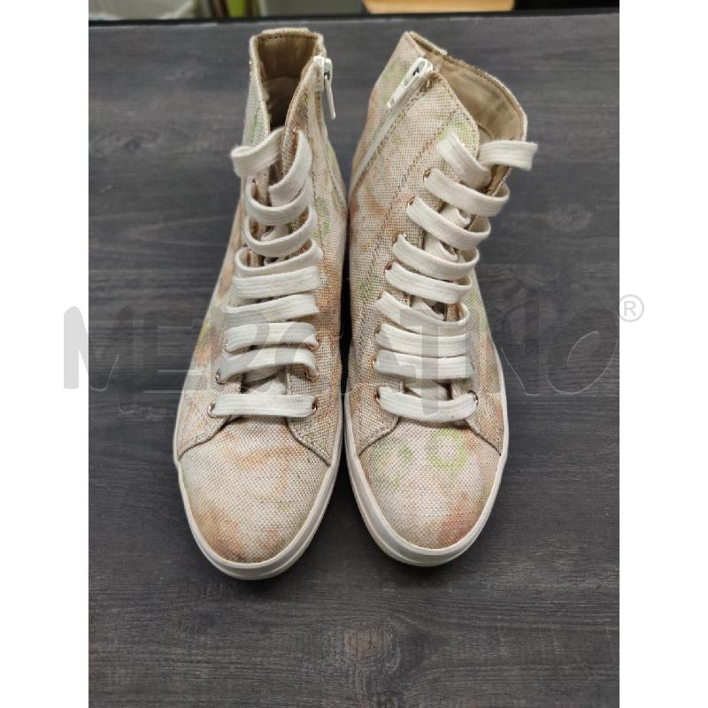 SNEAKERS DONNA GEOX BEIGE FANT ROSA VERDI | Mercatino dell'Usato Settimo torinese 2