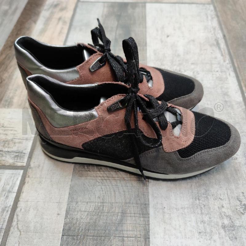 SNEAKERS DONNA GEOX ROSA GRIGIO SCAMOSC | Mercatino dell'Usato Settimo torinese 1