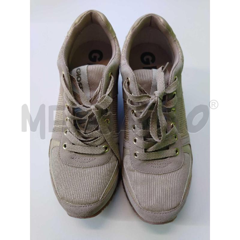 SNEAKERS DONNA GIOSEPPO BEIGE FILI LUREX DORATI | Mercatino dell'Usato Settimo torinese 2