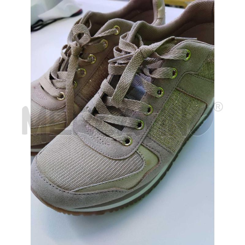 SNEAKERS DONNA GIOSEPPO BEIGE FILI LUREX DORATI | Mercatino dell'Usato Settimo torinese 3