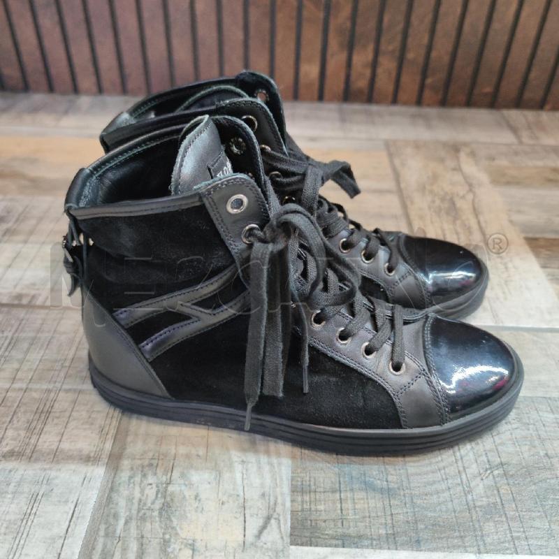 SNEAKERS DONNA HOGAN NERE SCAMOSCIATE VERNICE PELLE  | Mercatino dell'Usato Settimo torinese 2
