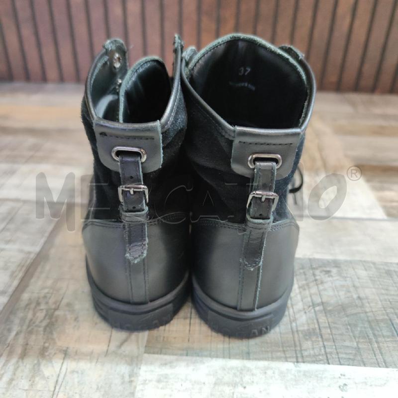 SNEAKERS DONNA HOGAN NERE SCAMOSCIATE VERNICE PELLE  | Mercatino dell'Usato Settimo torinese 3