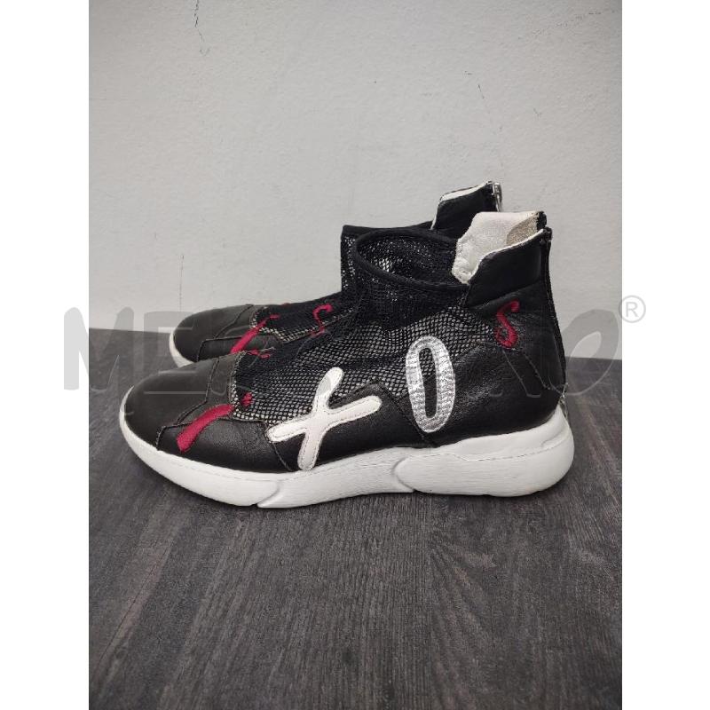 SNEAKERS DONNA IXOS NERE PELLE TRAFORATE | Mercatino dell'Usato Settimo torinese 3