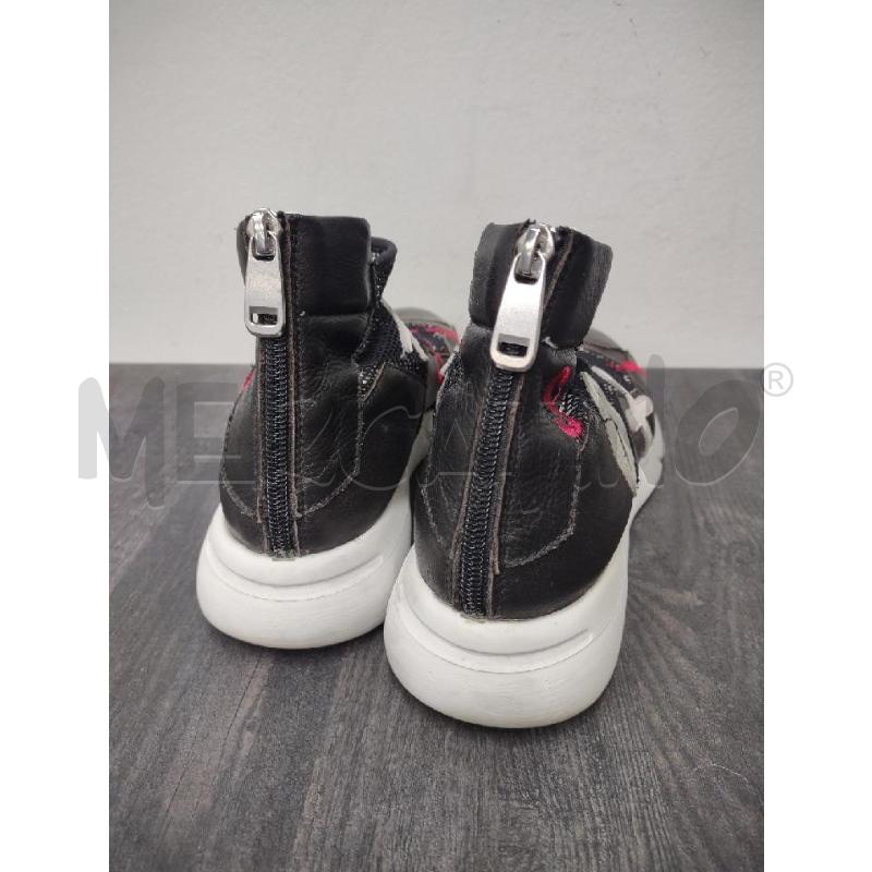 SNEAKERS DONNA IXOS NERE PELLE TRAFORATE | Mercatino dell'Usato Settimo torinese 4
