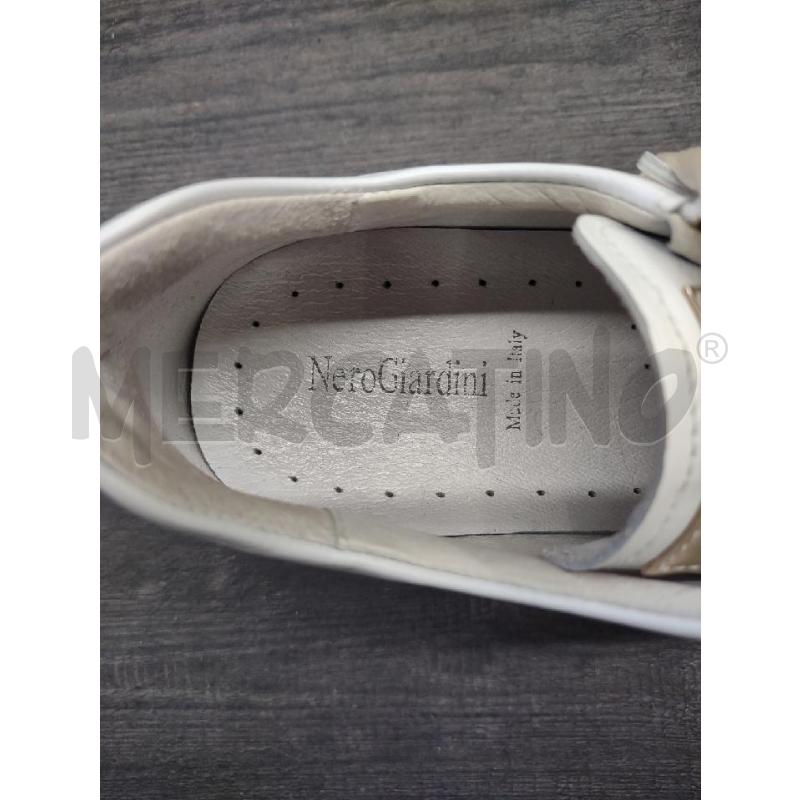 SNEAKERS DONNA NERO GIARDINI PELLE BIANCHE LACCI DOR | Mercatino dell'Usato Settimo torinese 3