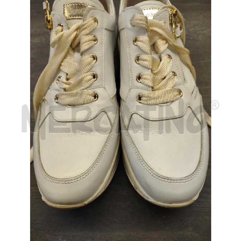 SNEAKERS DONNA NERO GIARDINI PELLE BIANCHE LACCI DOR | Mercatino dell'Usato Settimo torinese 4