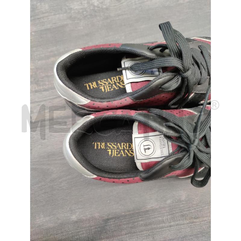 SNEAKERS DONNA TRUSSARDI BORDEAUX POIS  | Mercatino dell'Usato Settimo torinese 3