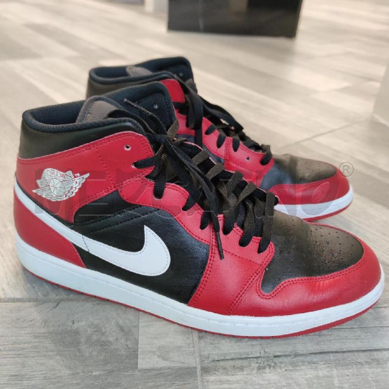 SNEAKERS UOMO AIR JORDAN 1 ROSSE  | Mercatino dell'Usato Settimo torinese 1