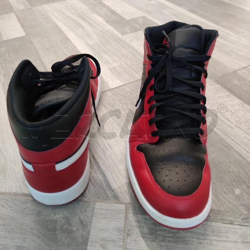 SNEAKERS UOMO AIR JORDAN 1 ROSSE  | Mercatino dell'Usato Settimo torinese 2