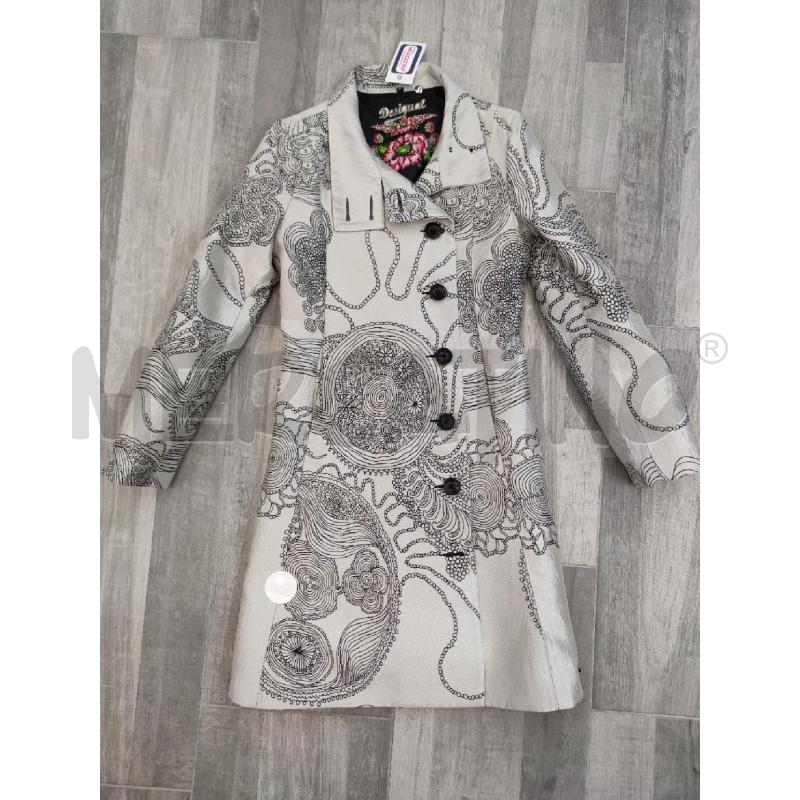 SOPRABITO DONNA DESIGUAL GHIACCIO RICAMI NERI | Mercatino dell'Usato Settimo torinese 1