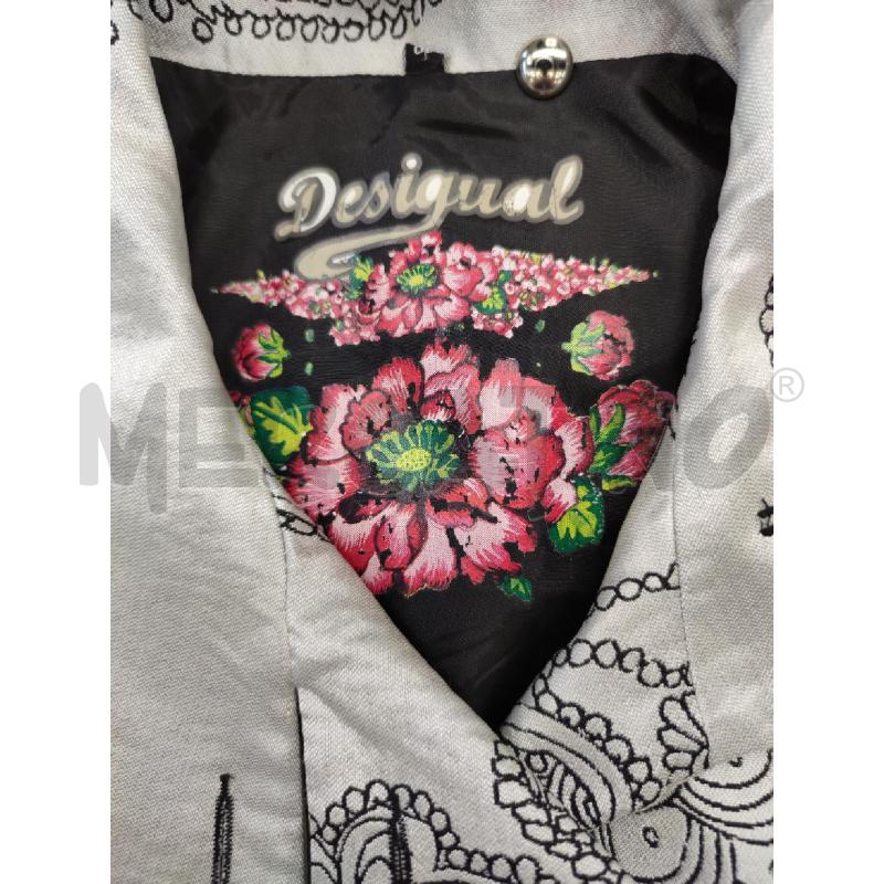 SOPRABITO DONNA DESIGUAL GHIACCIO RICAMI NERI | Mercatino dell'Usato Settimo torinese 3