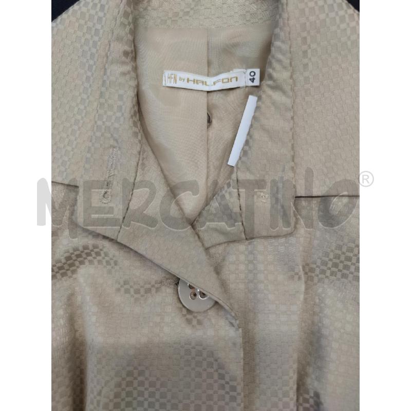 SOPRABITO HFN BEIGE MOTIVO QUADRI RILIEVO | Mercatino dell'Usato Settimo torinese 3