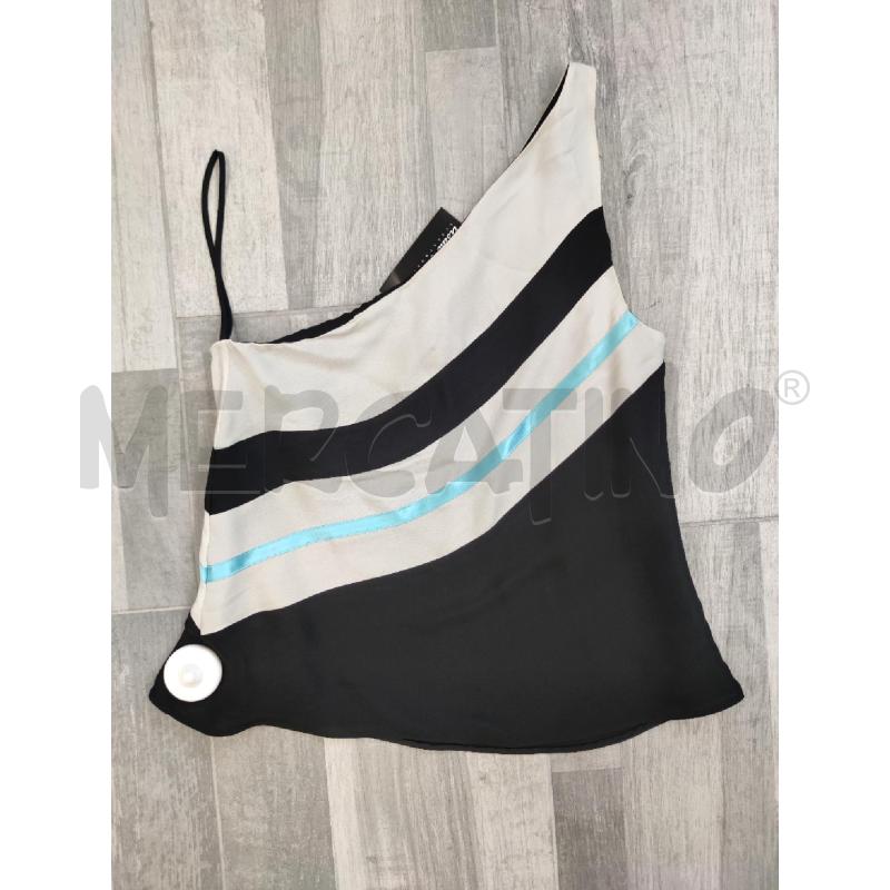 SOTTO GIACCA EMPORIO ARMANI NERO RIGHE BIANCHE AZZURRE | Mercatino dell'Usato Settimo torinese 1