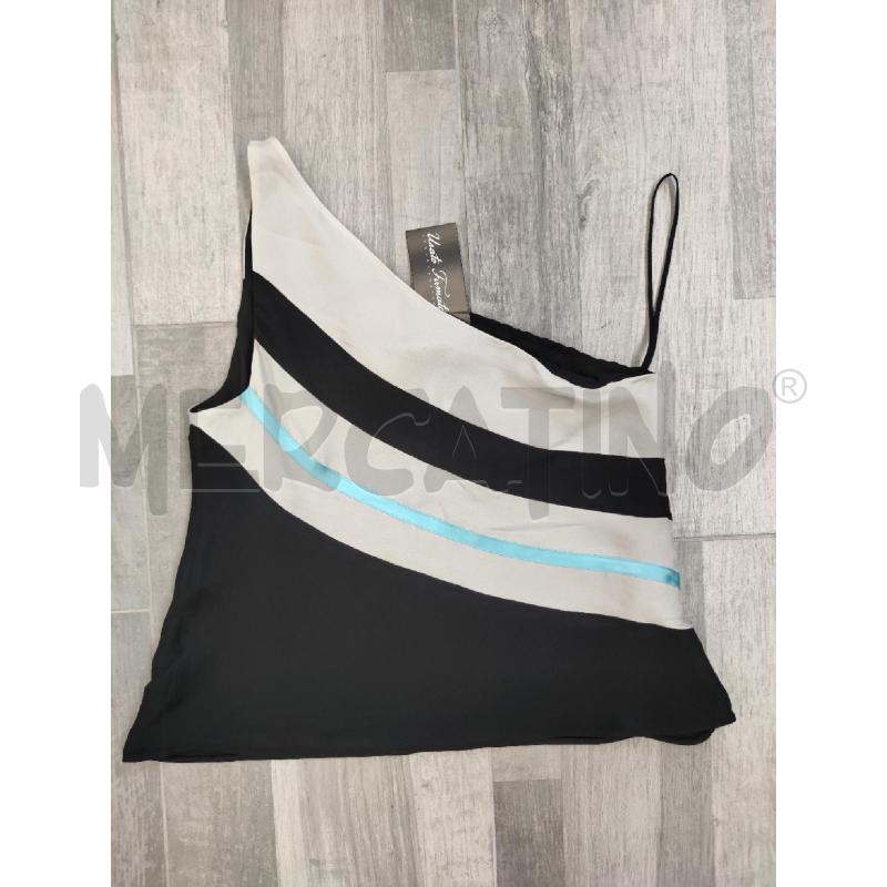 SOTTO GIACCA EMPORIO ARMANI NERO RIGHE BIANCHE AZZURRE | Mercatino dell'Usato Settimo torinese 2