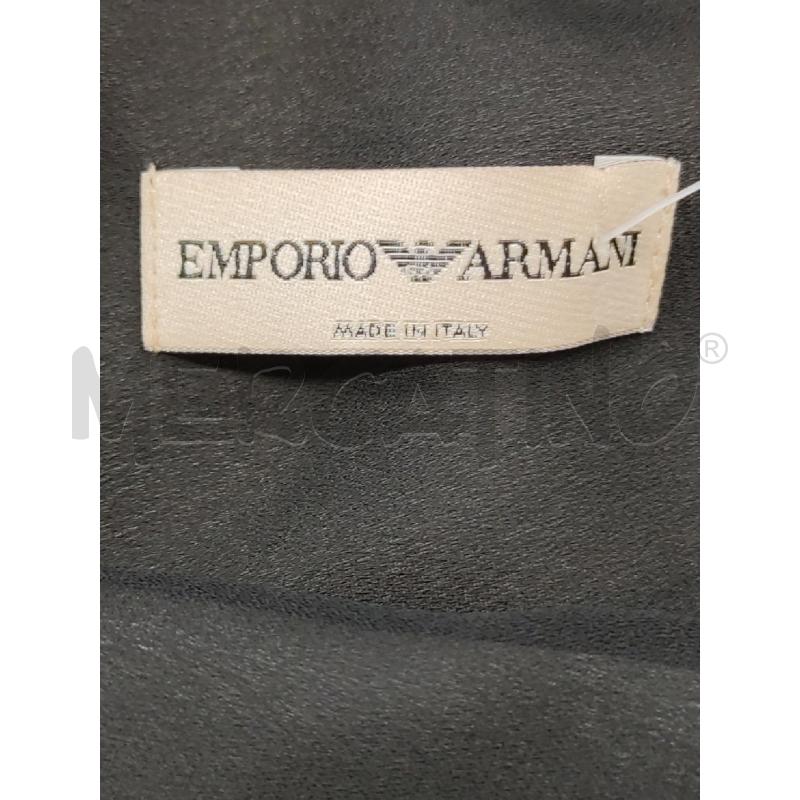 SOTTO GIACCA EMPORIO ARMANI NERO RIGHE BIANCHE AZZURRE | Mercatino dell'Usato Settimo torinese 3