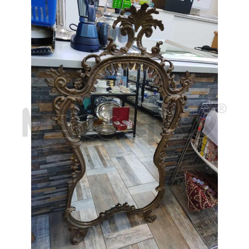 SPECCHIO ANTICO IN OTTONE GRANDE  | Mercatino dell'Usato Settimo torinese 1