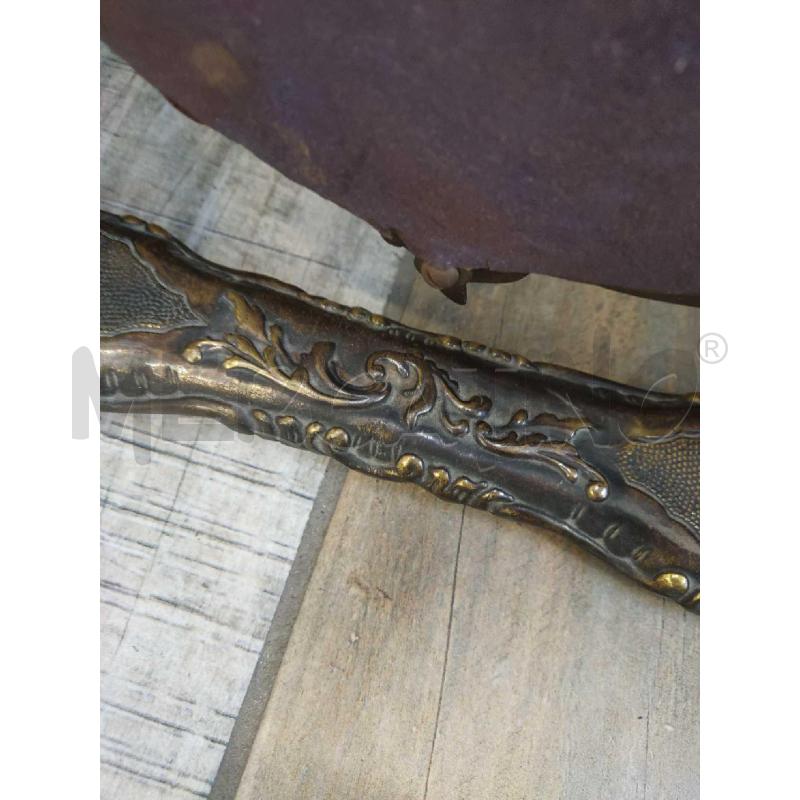 SPECCHIO BAROCCO IN BRONZO ANNI 40 DA TAVOLO | Mercatino dell'Usato Settimo torinese 3