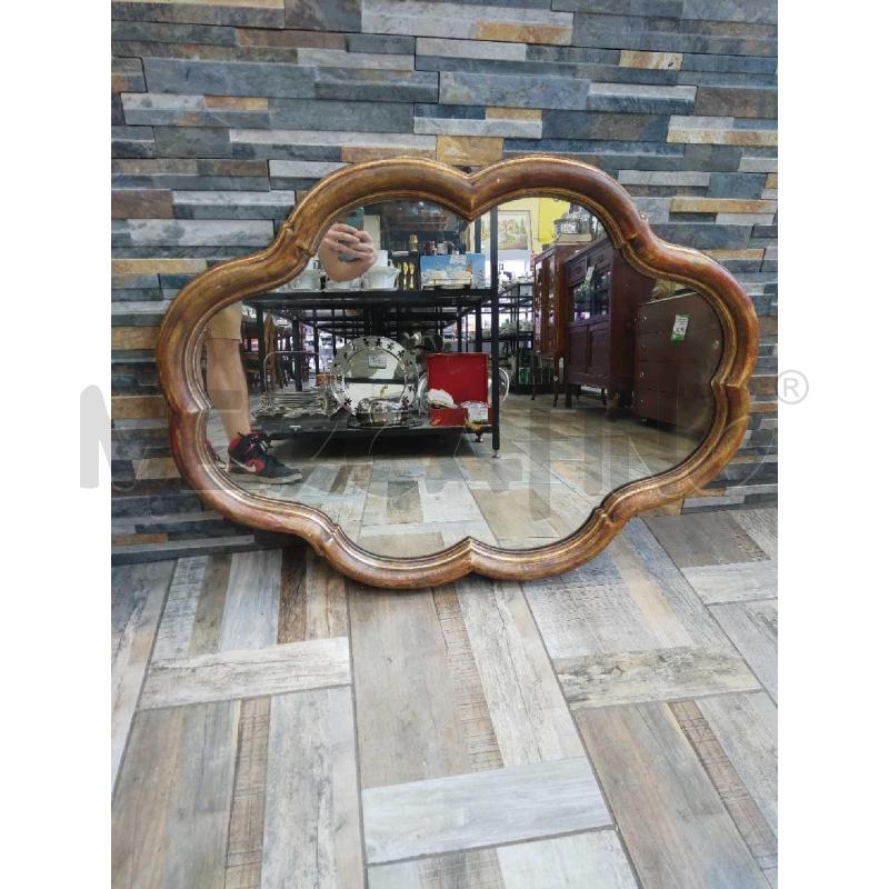 SPECCHIO NUVOLETTA CON CORNICE LEGNO | Mercatino dell'Usato Settimo torinese 1