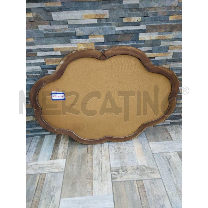 SPECCHIO NUVOLETTA CON CORNICE LEGNO | Mercatino dell'Usato Settimo torinese 2