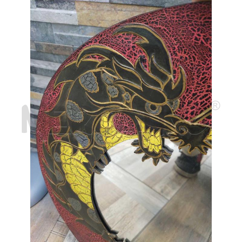 SPECCHIO ORIENTALE CON DRAGO | Mercatino dell'Usato Settimo torinese 4