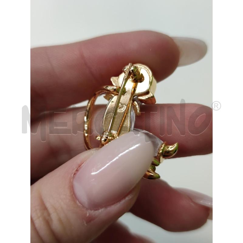 SPILLA SWAROVSKI CRYSTAL MEMORIES BAMBINO DORATO | Mercatino dell'Usato Settimo torinese 3