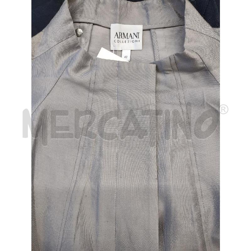 SPOLVERINO DONNA GIORGIO ARMANI GRIGIO MISTO SETA | Mercatino dell'Usato Settimo torinese 3