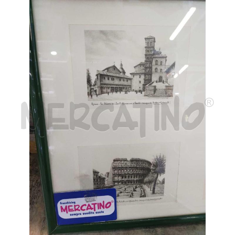 STAMPA 4 PEZZI ANTONIO CARBONATI ROMA 1 | Mercatino dell'Usato Settimo torinese 2