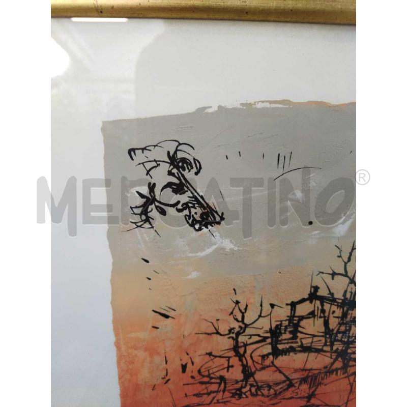 STAMPA LITOGRAFICA CON CORNICE 1967 | Mercatino dell'Usato Settimo torinese 2