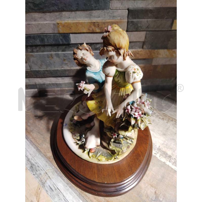 STATUA CAPODIMONTE BAMBINI E TRONCO | Mercatino dell'Usato Settimo torinese 3