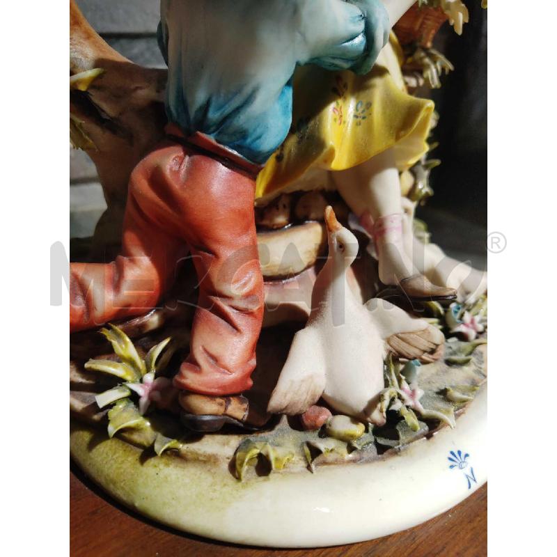 STATUA CAPODIMONTE BAMBINI E TRONCO | Mercatino dell'Usato Settimo torinese 4