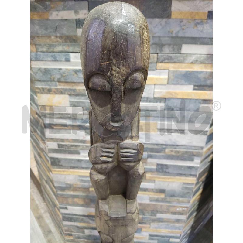 STATUA LEGNO 4 PERSONE ACCOVACCIATI | Mercatino dell'Usato Settimo torinese 5