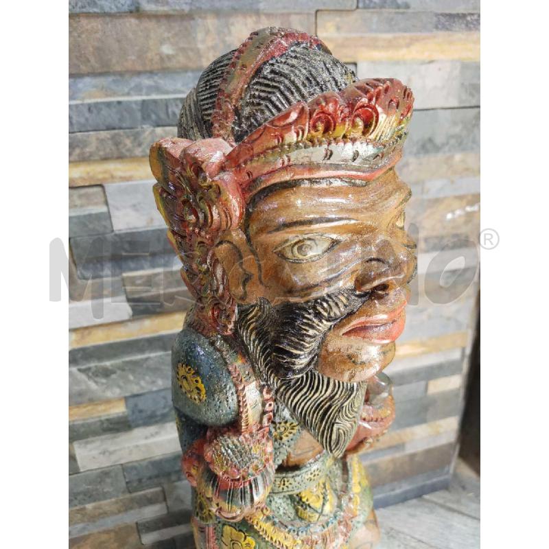 STATUA LEGNO INDONESIANA DA TEMPIO ARTIGIANALE | Mercatino dell'Usato Settimo torinese 2