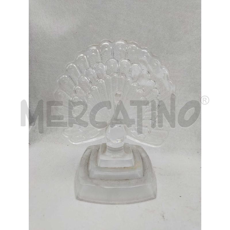 STATUETTA PAVONE DI CRISTALLO | Mercatino dell'Usato Settimo torinese 1