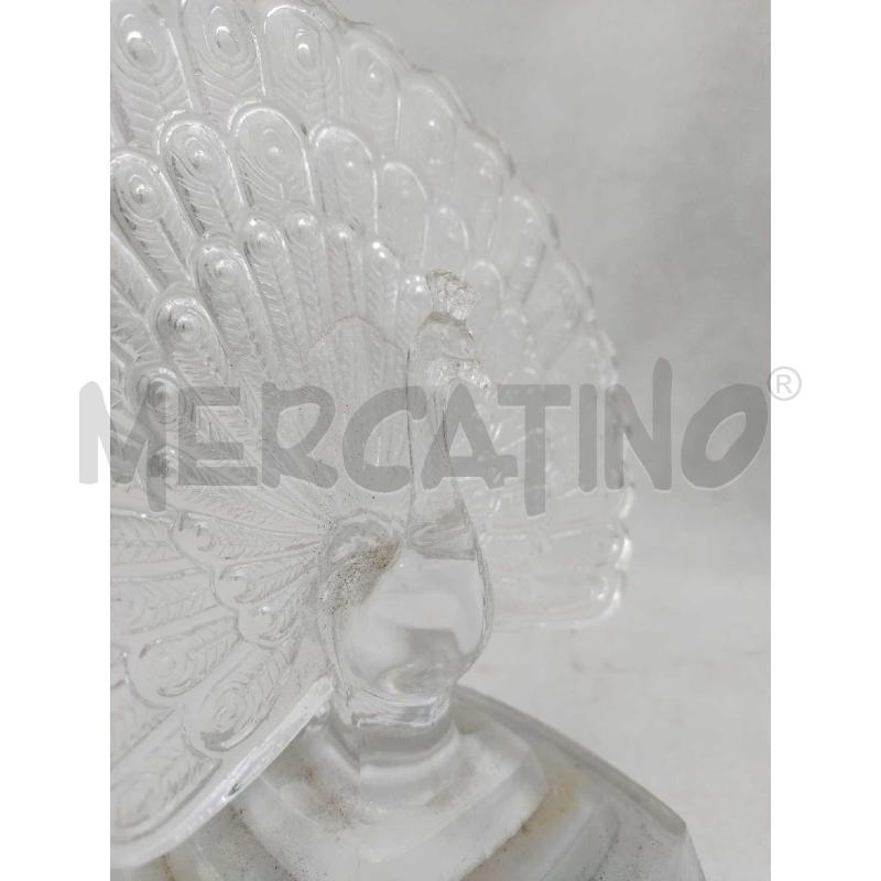 STATUETTA PAVONE DI CRISTALLO | Mercatino dell'Usato Settimo torinese 4