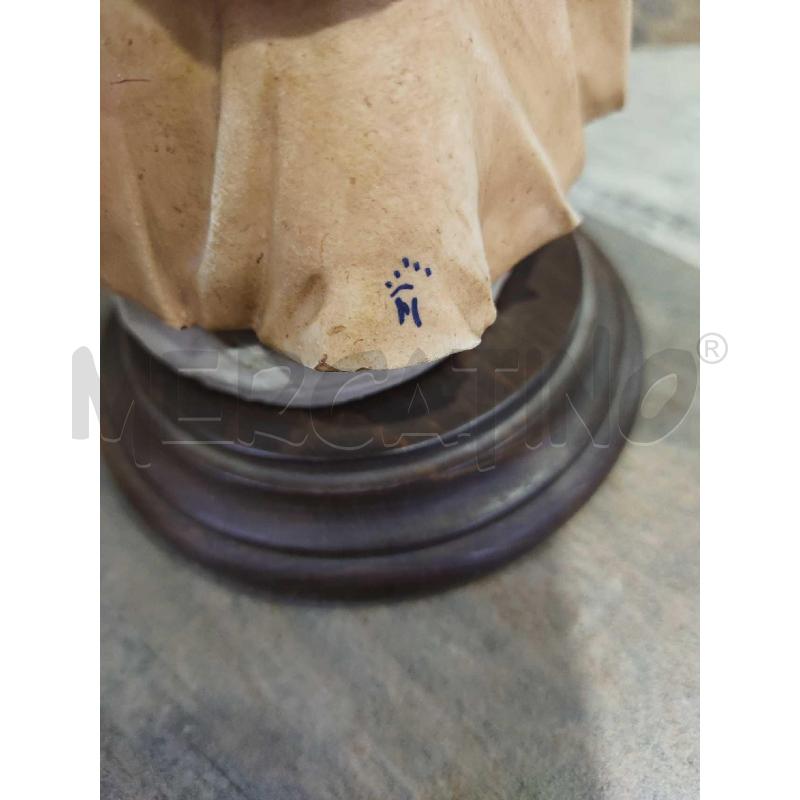 STATUINA DAMA VESTITO MARRONE | Mercatino dell'Usato Settimo torinese 3