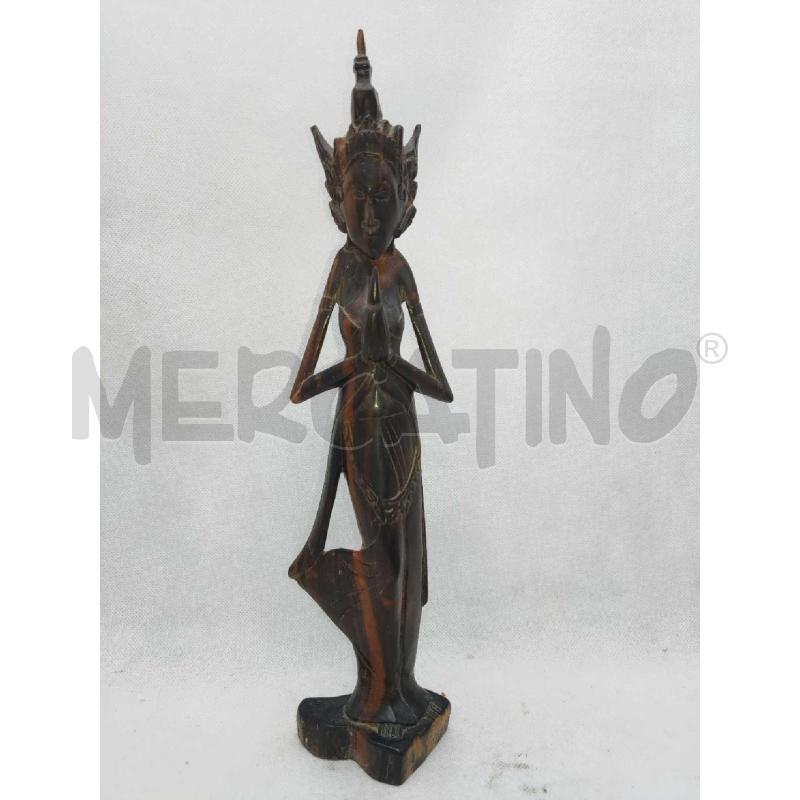STATUINA LEGNO THAILANDIA | Mercatino dell'Usato Settimo torinese 1
