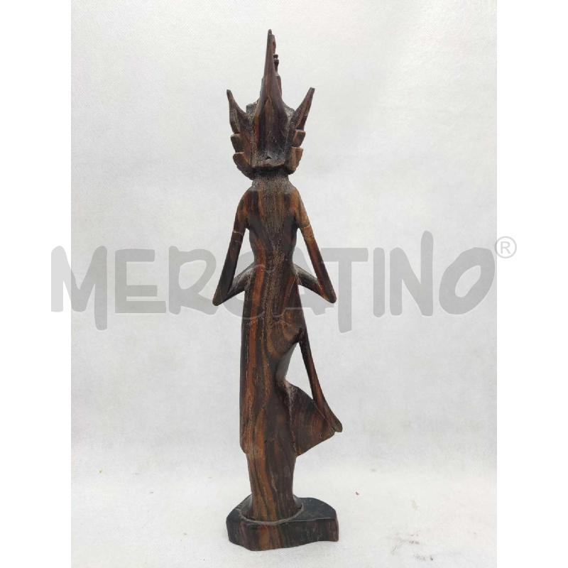 STATUINA LEGNO THAILANDIA | Mercatino dell'Usato Settimo torinese 3