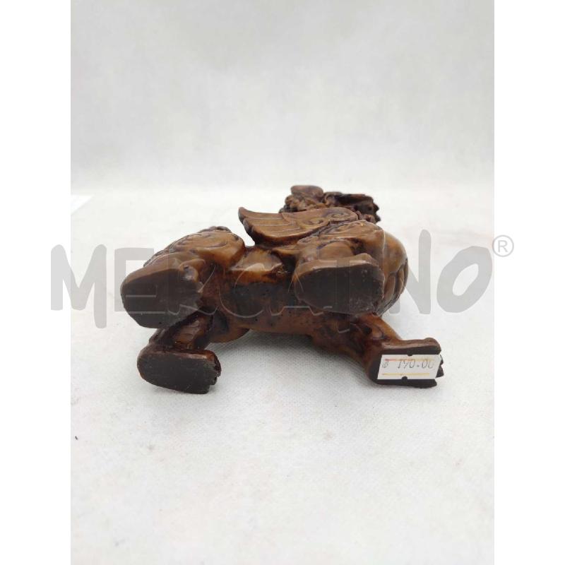 STATUINA NETSUKE MARRONE | Mercatino dell'Usato Settimo torinese 5
