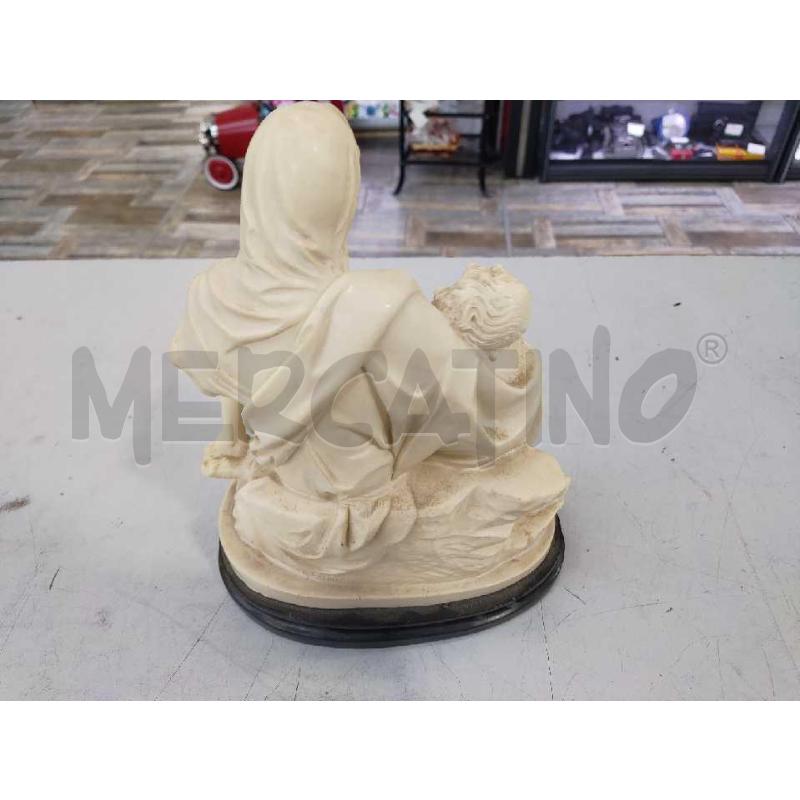 STATUINA PIETÀ MICHELANGELO AMILCARE SANTINI 30 CM | Mercatino dell'Usato Settimo torinese 3