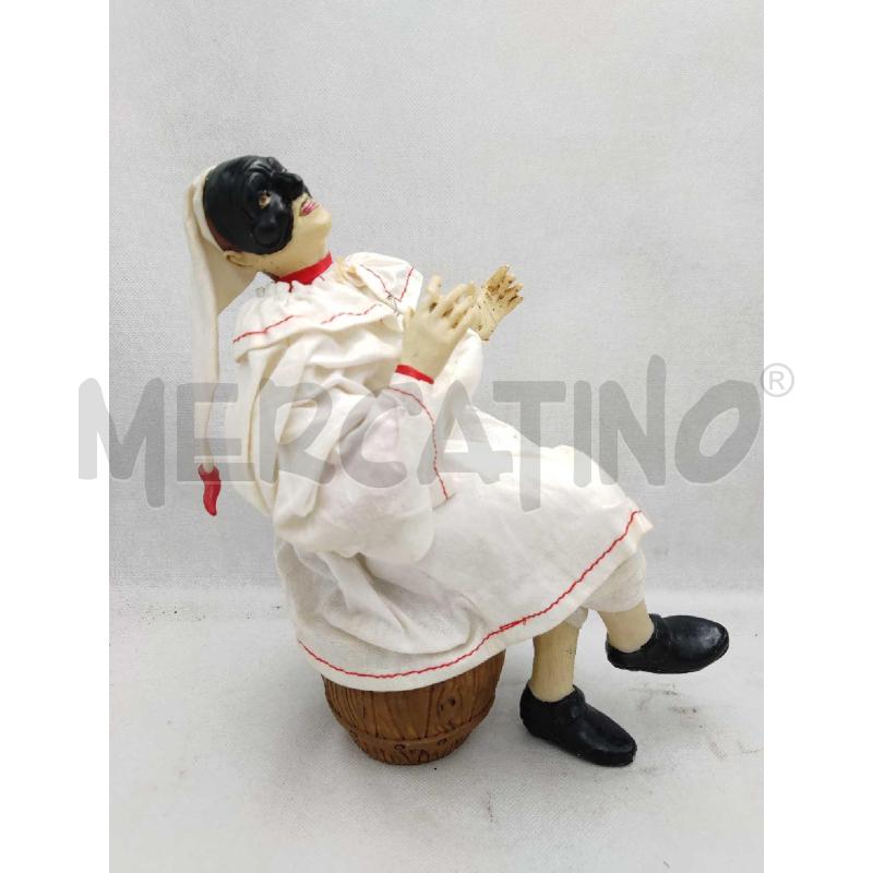 STATUINA PULCINELLA RESINA TESSUTO NAPOLETANA | Mercatino dell'Usato Settimo torinese 1